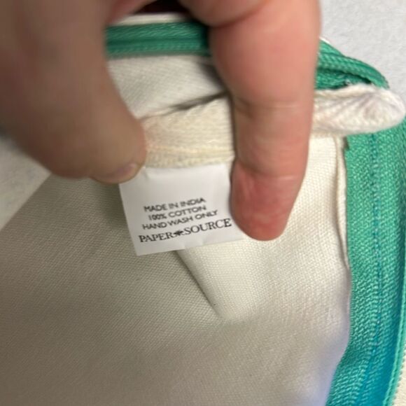 PS Exclusive Canvas Ivory Multi Teacher Badge Pouch - Picture 6 of 6